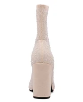 Mia Women's Magdalena Knit Sock Dress Booties
