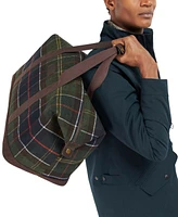 Barbour Men's Classic Tartan Plaid Duffle Bag