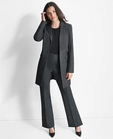 Dkny Women's One-Button Long Blazer