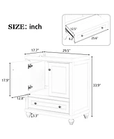 Streamdale Furniture 30" Bathroom Vanity Base Cabinet, Doors & Drawer