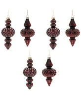 Slickblue Set of 6 Festive Ornaments for Seasonal Decorating