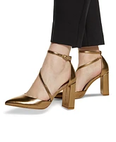 Aldo Women's Milley Strap Pointed-Toe Block Heel Pumps