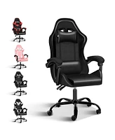 Streamdale Furniture Adjustable Racing Gaming Office Chair, Black