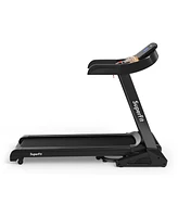 Costway 3.75HP Electric Folding Treadmill W/Auto Incline 12 Program App Control