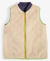 Epic Threads Little & Big Boys Reversible Faux-Sherpa Vest, Created for Macy's