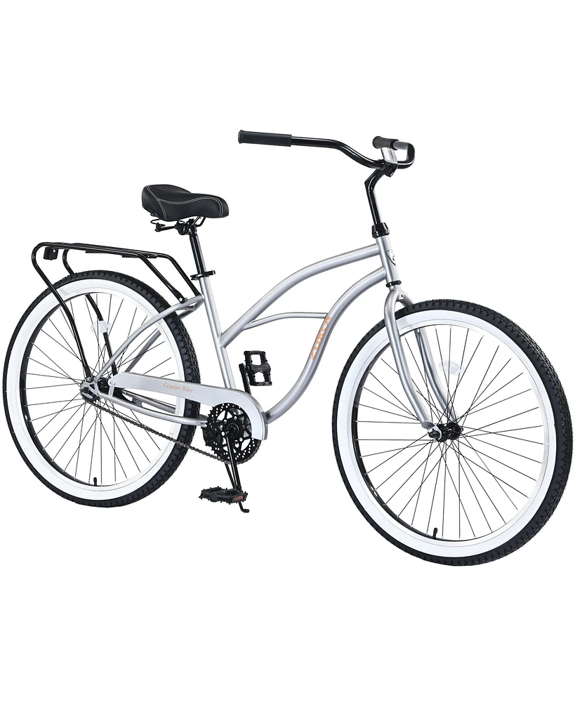 Streamdale Furniture Classic Men's Cruiser Bike 26" Wheels, 7-Speed, and Comfortable Ride