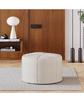 Streamdale Furniture Chic Contemporary Ottoman: Style And Function For Your Home