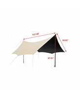 Streamdale Furniture Versatile Outdoor Shade Canopy: Beach, Camping, Sun Shelter