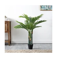 Safavieh Faux Golden Can Palm 49" Potted Tree