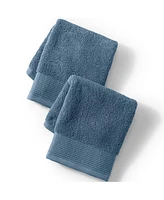 Lands' End Turkish Luxe 2-Piece Washcloth Set