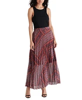 Steve Madden Women's Coppola Pleated Maxi Skirt