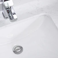 Streamdale Furniture Rectangular Undermount Bathroom Sink With Overflow