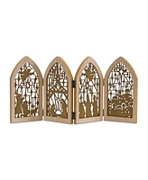 Slickblue Charming Nativity Screen Mdf Holiday Decoration