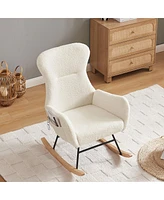 Streamdale Furniture Teddy Fabric Rocking Chair