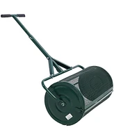 Peat Moss Spreader 2 4", Compost Spreader Metal Mesh, T Shaped Handle For Planting Seeds