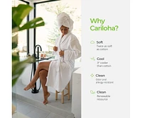 Cariloha Bath Sheet | Blue Lagoon 40"x72" Turkish Cotton & Viscose Material Blend Extra Smooth, Odor Resistant and Highly Absorbent