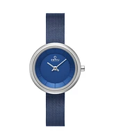 Obaku Women's Stille Arctic Blue Dial Watch - V146LXCLML