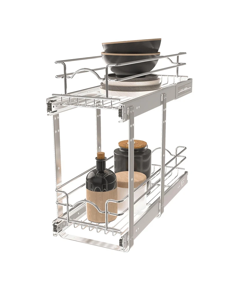 Rev-a-Shelf Kitchen Cabinet Pull Out Shelf Organizer, x 22 In