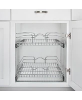 Rev-a-Shelf Kitchen Cabinet Pull Out Shelf Organizer, 21 x 22 In, 5WB2-2122CR-1