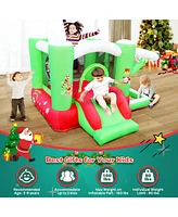 Streamdale Furniture Jolly Christmas Inflatable Bouncy Castle for Festive Fun