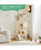 Streamdale Furniture Multi-Tiered Cat Tree Haven Climb, Nap, and Play to Your Heart's Content