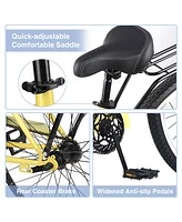 17-inch Single-Speed Cruiser Bike with Classic Comfort Features
