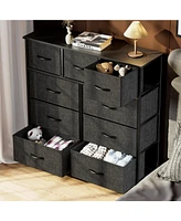 Streamdale Furniture Versatile 9-Drawer Storage Dresser with Spacious Capacity and Multipurpose Design