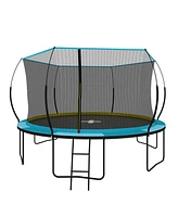 Simplie Fun Galvanized Steel Trampoline Rust-Resistant, Durable, and Safe