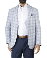 Men's Textured Plaid Sport Coat