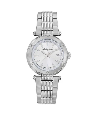 Mathey Tissot Women's Neptune Silver Dial Watch - D912AI