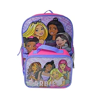 Barbie 16" Backpack with Lunch Bag - Assorted pre