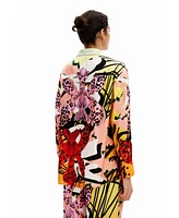 Desigual Women's M. Christian Lacroix orchid shirt