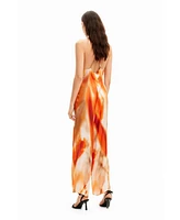 Desigual Women's Abstract halter jumpsuit