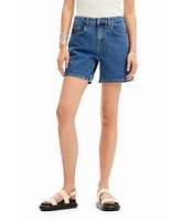 Desigual Women's Plain denim shorts