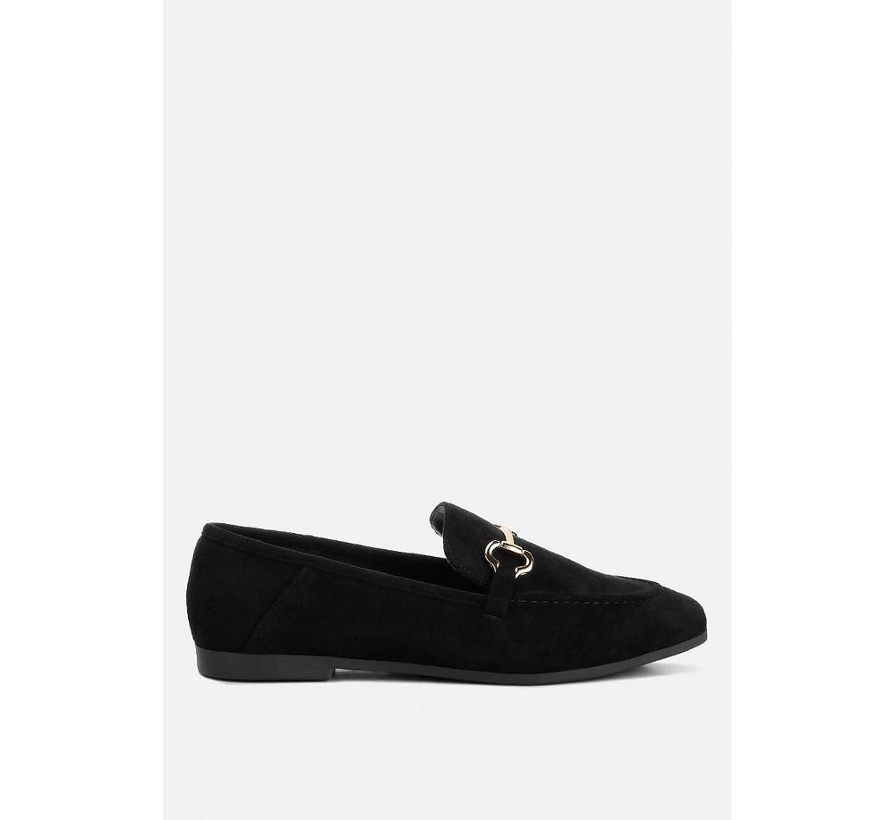 London Rag Kingsley Horsebit Embellished Loafers