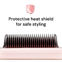 L'ange Professional Hair Smooth-It 2-in-1 Digital Straightening Comb