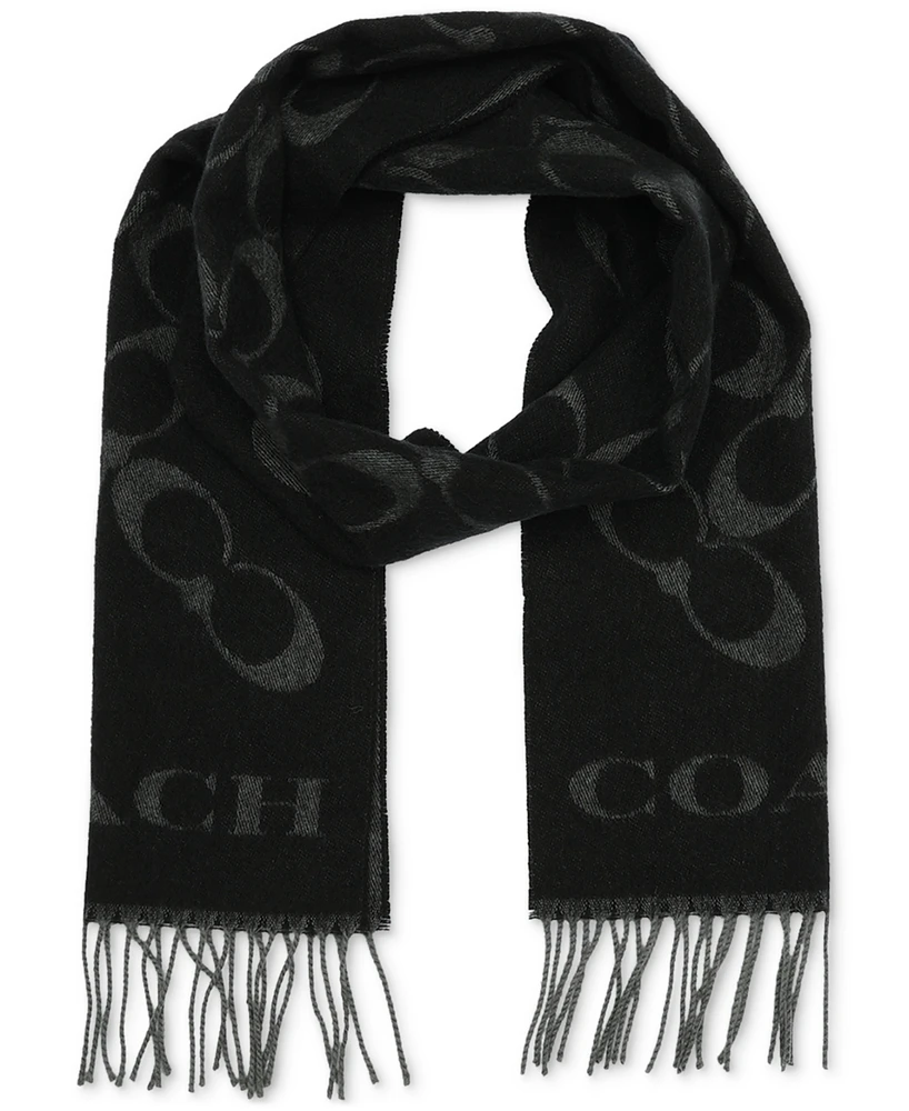 Coach Women's Signature C Printed Scarf