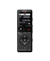 Sony Slim Design Digital Voice Recorder (Black) with Accessory Bundle