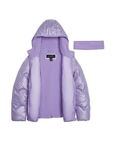 Weathertamer Toddler & Little Girls Iridescent Foil Puffer Jacket