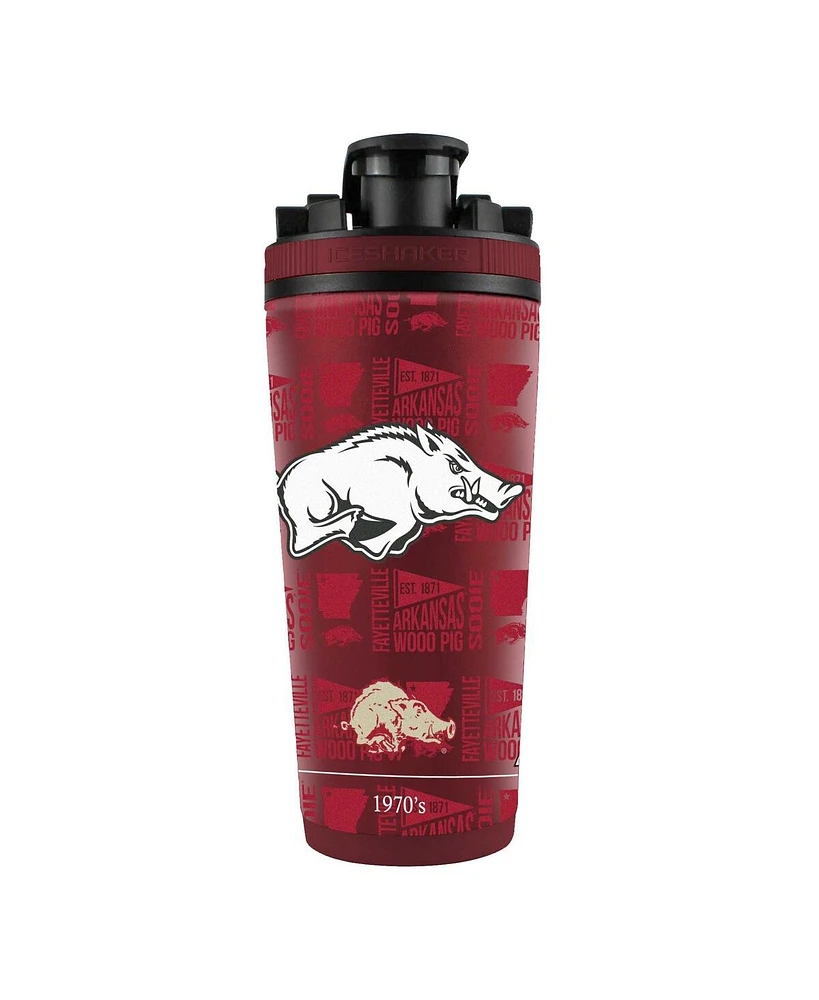 Ice Shaker WinCraft Arkansas Razorbacks 26oz. 4D Stainless Steel Bottle