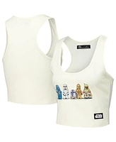 Freeze Max Women's Star Wars Tri-Blend Cropped Racerback Tank Top