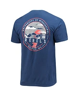 Image One Men's Navy Ole Miss Rebels Circle Campus Scene T-Shirt