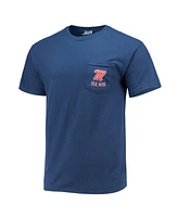 Image One Men's Navy Ole Miss Rebels Circle Campus Scene T-Shirt