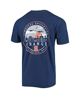 Image One Men's Navy Syracuse Orange Circle Campus Scene T-Shirt