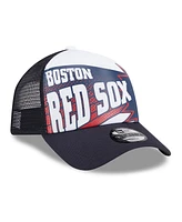 New Era Big Boys and Girls Navy Boston Red Sox Boom 9FORTY Adjustable Hat