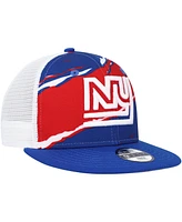 New Era Big Boys and Girls Royal New York Giants Tear 9FIFTY Snapback Hat