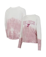 Concepts Sport Women's Pink/White St. Louis Blues Orchard Tie-Dye Long Sleeve T-Shirt