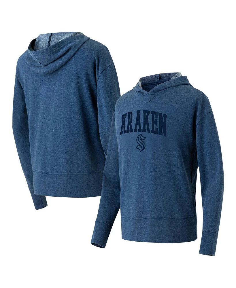 Concepts Sport Women's Deep Sea Navy Seattle Kraken Volley Pullover Hoodie