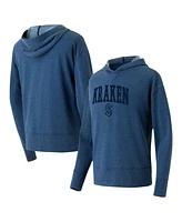 Concepts Sport Women's Deep Sea Navy Seattle Kraken Volley Pullover Hoodie