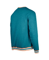 New Era Men's Aqua Miami Dolphins Pullover Sweatshirt